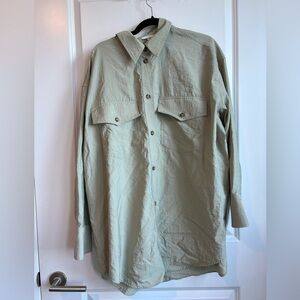 Oversized dress shirt